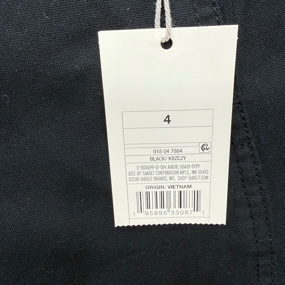 A New Day Womens Black High Rise Straight Leg Stretch Pants Size 4R 018 04 7884 - Picture 6 of 11